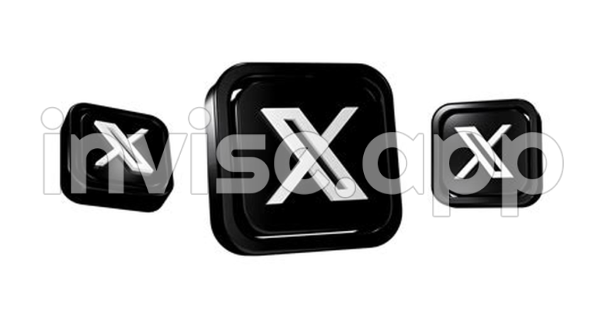 Twitter New Name Is X Twitter Change New Logo X Twitter 3D Icon X 3D Logo 28534255 - Twitter X Icon